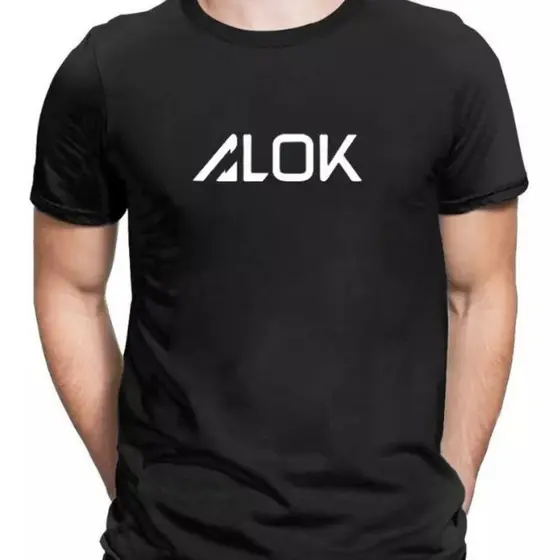 Camiseta Alok Music Eletrônica Stylish Show 100% Algodão