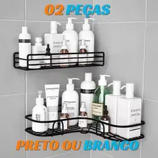 Suporte Prateleira De Canto Para Banheiro / Cozinha