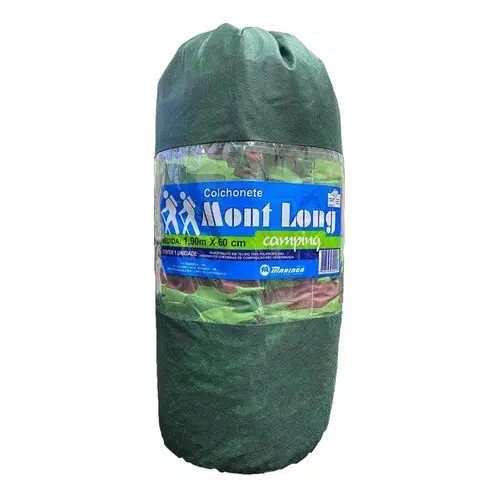 Colchonete Solteiro Grande para Camping + Sacola Verde