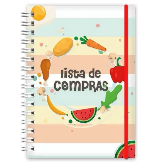CADERNO LISTA DE COMPRAS PARA SUA CASA