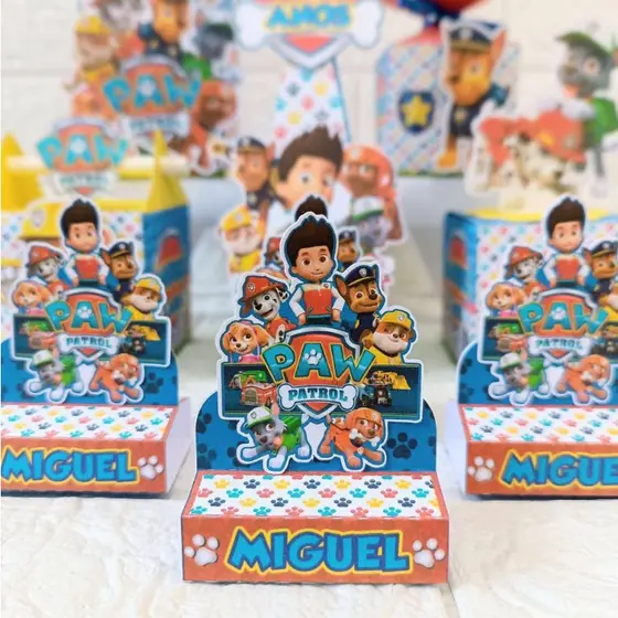 Porta Bis Duplo Patrulha Canina/ ENVIO RAPIDO/ Festa Infantil