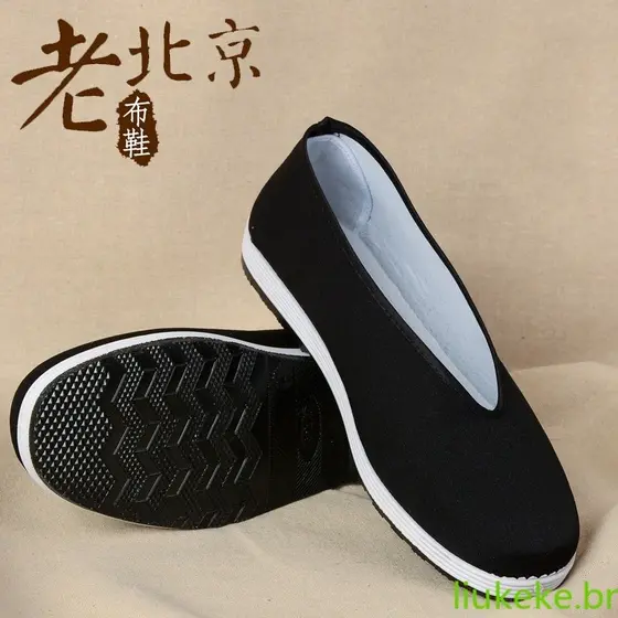 Old Pequim Roupas Sapatos Homens Hand-Made Melaleuca Sole Retro Meia-Idade Primavera Outono Casual Kung Fu Pure Boca Red
