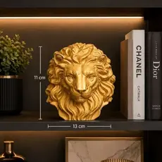 Escultura  Decorativa leão  – Estátua em Gesso Decoração Moderna Sala Escritório Presente