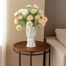 decoração elegante , vaso , vaso decorativo vaso para arranjo de flores vaso de gesso cru 18cm