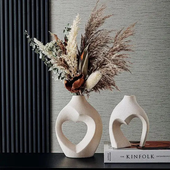 Vaso Decorativo Mônaco Coração – Estilo Boho Chic