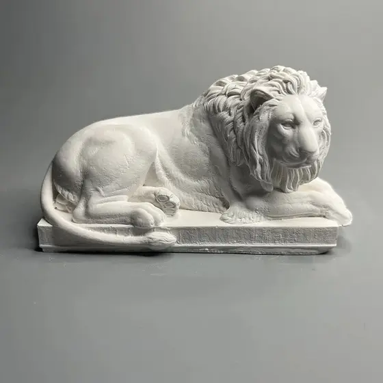 Leão Estatueta Decorativa Escultura Enfeite Mesa Estante Prateleira Decoração Sala Quarto Escritório