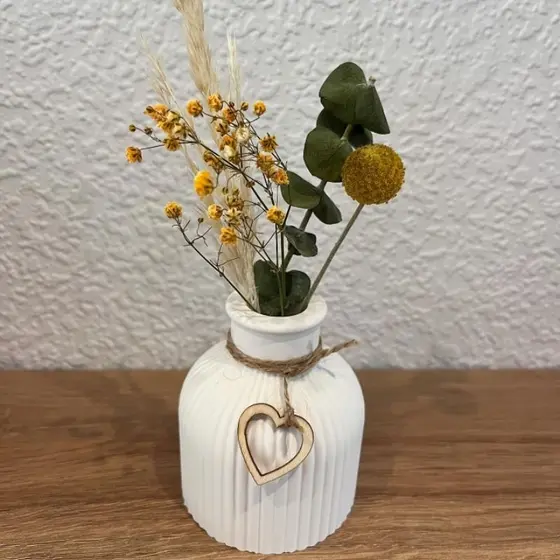 Mini Vaso Decorativo Branco Fosco 10cm | Decoração Moderna Elegante Estilo Pinterest