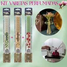 Vareta Mágica Perfumada Ardecor Casa Perfumada Difusor de Aromas (Pacote com 5 varetas)