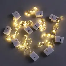 10 Unidade Fio De Led Fio Fada Cordão De Luzes Natal E Festa Luzes nterna Festas Presentes De Decoração 2m LEDs Pilha