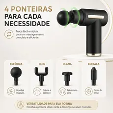 Massageador Elétrico Alta Frequência Profissional Muscular Massagem