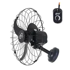 Ventilador de Parede 60cm Oscilante Preto com Grade Metálica Monofásico Goar V60PPRRB (Bivolt)