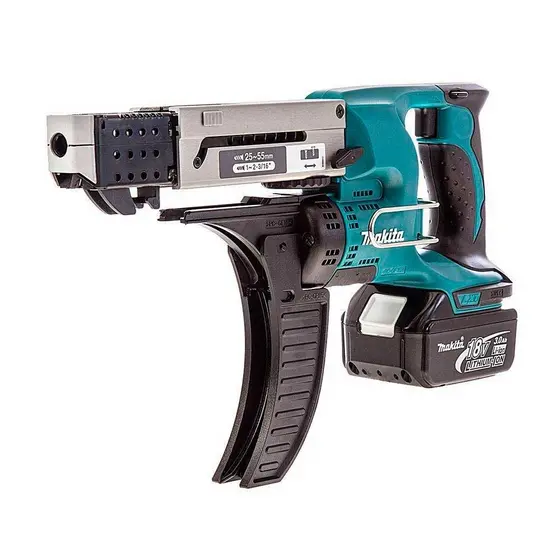 Parafusadeira Auto Alimentacao Bateria 18v Lxt Makita Dfr550rfe