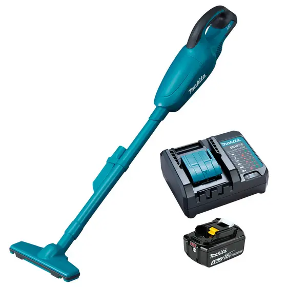 Aspirador de Pó Sem Fio Portátil a Bateria 18V DCL180Z + 01 Bateria 3Ah + Carregador Makita