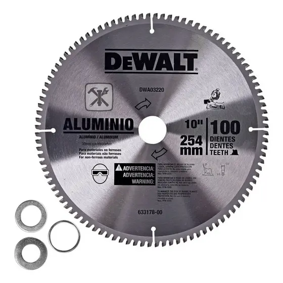 Lâmina de Serra Circular 254mm 10" 100d DEWALT DWA03220