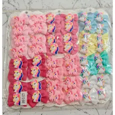 KIT 48 peças de laço bico de pato de silicone, estilo aleatório