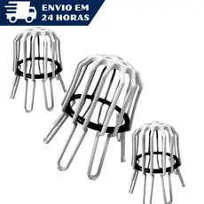 Ralo Abacaxi Anti Folhas 50mm À 100mm Para Calhas