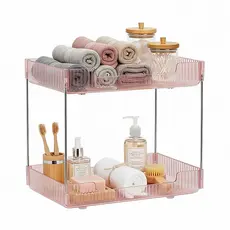 Rack Organizador Prateleira de Acrílico para Banheiro Quarto Multiuso