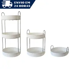 Organizador Maquiagem Cosmeticos Bandeja Multiuso Decorativa Lavabo Perfumes