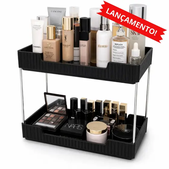 Estante Rack Organizador Prateleira de Acrílico para Banheiro Quarto Multiuso