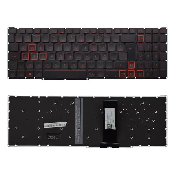 Teclado para Notebook Acer Nitro 5 AN515-54 Com Iluminação Vermelha
