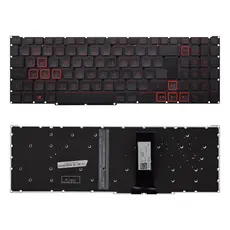 Teclado para Notebook Acer Nitro 5 AN515-54 Com Iluminação Vermelha