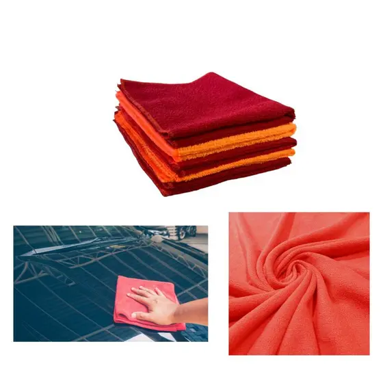 Kit Toalhas de Microfibra Absorventes Premium para Limpeza Automotiva e Doméstica