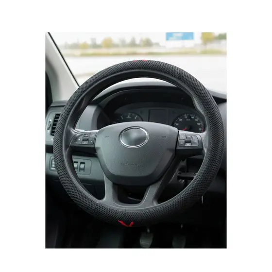 Capa Protetora de Volante Automotivo Compatível com Ducato Furgão em Tecido Typer Respirável Macio