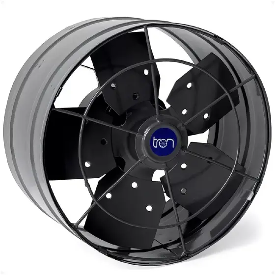 Exaustor E Ventilador Axial Tron Industrial 250mm Bivolt Grafite 51.03-0088 110v/220v