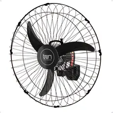 Ventilador Oscilante De Parede Bivolt 50cm C1 At Preto 140W 51.01-1121 110v/220v