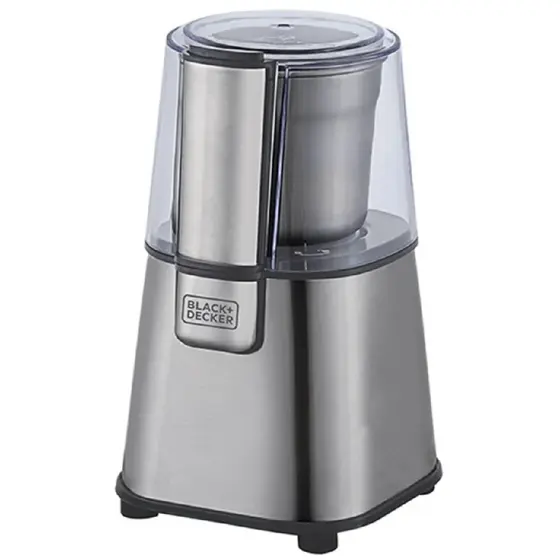 Moedor De Café Grãos Sementes Elétrico Automático Gourmand Gris MG200 Em Inox