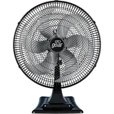 Ventilador De Mesa Oscilante Turbo 50cm Goar VT50MC 6 Pás 3 Velocidade 126w Preto Potente Silencioso