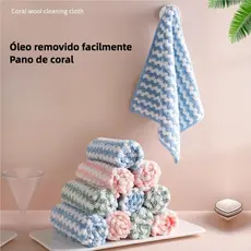 Pano Reutilizavel Flanela De Limpeza Magico Limpa Tudo 20 Un