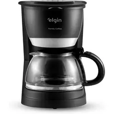 Cafeteira Elétrica 30 Xícaras Elgin Family Coffee 110V Sistema Corta-pingos Preto Inox