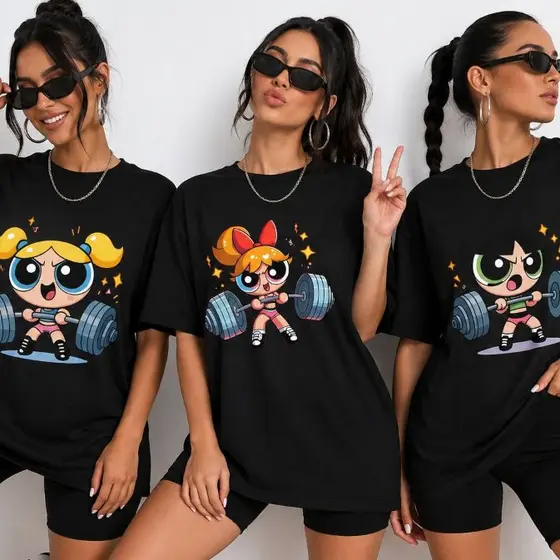 Camiseta Feminina Preta 100% Algodão Academia Docinho Florzinha Lindinha Look Treino Confortável