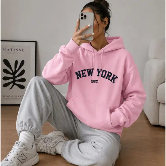 moleton feminino New York Blusa De Frio Moda De Inverno casaco masculino