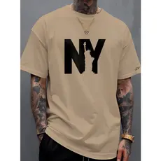 Camiseta T-Shirt Masculina plus size NY LIBERTY Diverse Estilos Camisa Manfinity 100% Algodão Street Wear