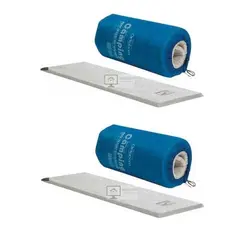 Kit 2 Colchonete Mochila Camping Blue Solteiro 55x175x4cm Ortobom