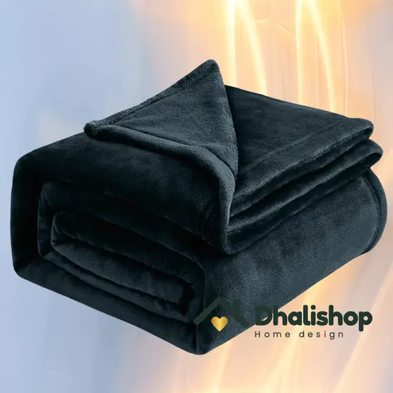 Manta Cobertor Casal Antialérgica 2,00x1,80Mt Lisa Várias Cores