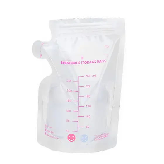 Saco De Leite Materno 60 Unidades Ideal Para Armazenar Organizar Com Marcação De Volume