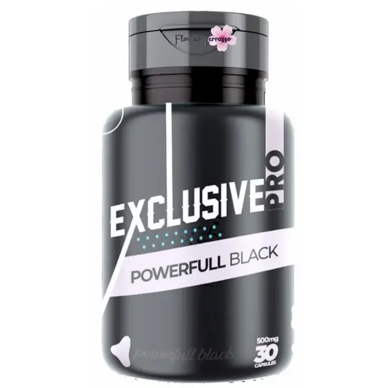 Suplemento Alimentar- ExclusivePro - 1 Pote com 30 Capsulas Black- Com Nota