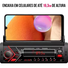 Mp3 Player 3010f Bluetooth Usb Sd com Suporte Celular First Option