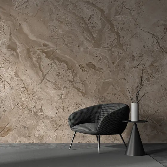 Papel De Parede Para Sala Mármore Breccia Sarda Pedra Natural Adesivo Lavavel Autocolante 3D