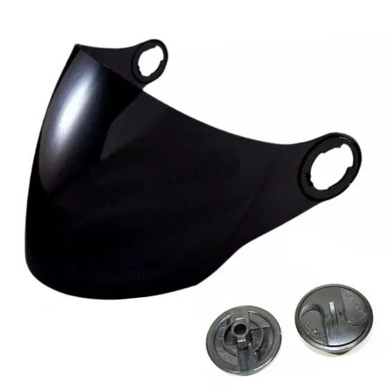 Viseira Fume Capacete New Liberty 3 Three Pro Tork Mais Reparo Fixação Viseira