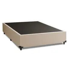 Cama Box Casal 1,38m com 38cm de Altura Suede Prince Bege