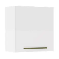 Armário Aéreo de Cozinha 1 Porta 0,59m Favorita Branco Lacca