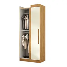 Modulo de Guarda Roupas Canto Para Quarto Madrid Maxel