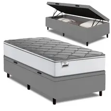Cama Box Baú Solteiro Real Max Force Softgel 88x188x68cm