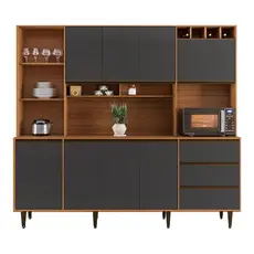 Armário De Cozinha Completa 8 Portas 3 Gavetas Itália