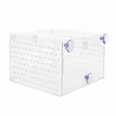 Criadeira Maternidade em Acrílico para Aquário 15x15x10cm – Berçário de Peixes com Fixação por Ventosa