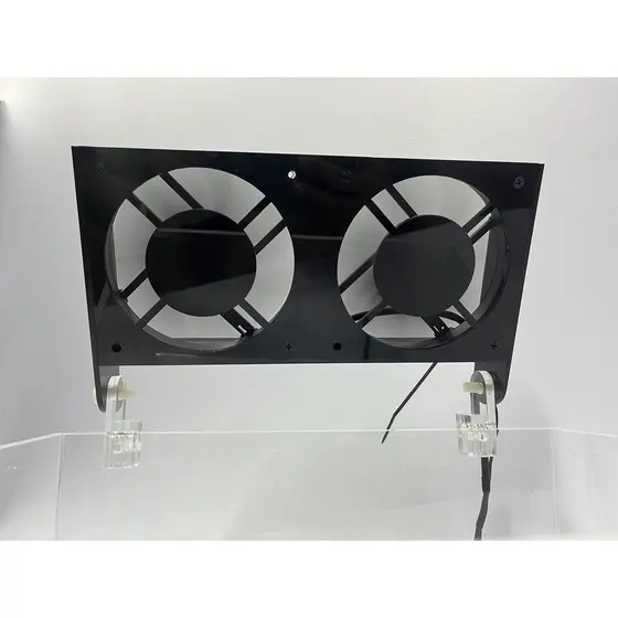 Suporte Cooler Duplo 80mm Refrigeração Aquário Marinho/Doce